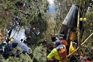 Corpos de vítimas de queda de helicóptero chegam a Florianópolis