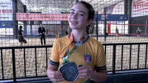 Beach Tennis: atleta de Rio do Sul conquista medalha no Pan
