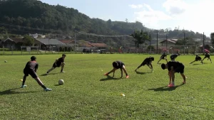 Base do Santa faz bonito e mira a liderança na Copa SC