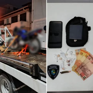 Guarda Municipal de Rio do Sul prende jovem de 18 anos por tráfico de drogas após tentativa de fuga