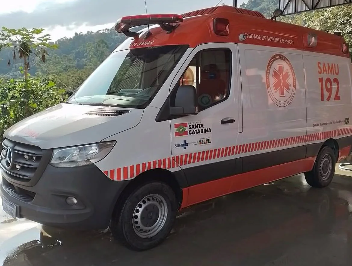 Uma Manhã Especial Para O Samu De Ibiramana Manhã De Hoje, Por Volta Das 6h15, O Samu De Ibirama