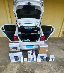 Mercadorias do Paraguai avaliadas em R$ 150 mil são apreendidas em SC-114