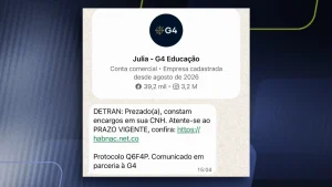 Cuidado com o golpe. Mensagem sobre encargos em CNH é falsa
