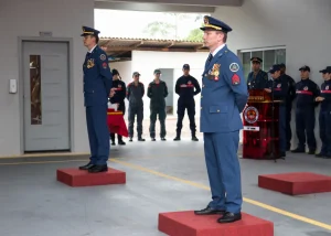 Andrei Montibeller assume comando dos Bombeiros em Trombudo Central