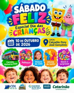 Sábado de diversão e compras movimenta o comércio de Rio do Sul