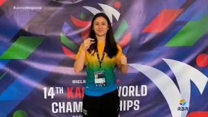 Érica Ferreira conta como foi a pesagem para o Mundial de Karate