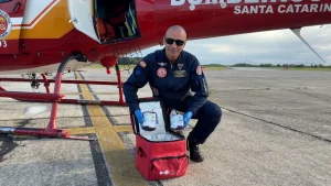 Sangue no ar: transfusão pode começar antes do hospital