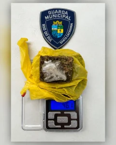 Guarda Municipal apreende 46 gramas de maconha com dois adolescentes no centro de Rio do Sul