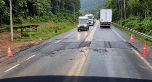 BR-470 terá sistema pare-e-siga em Apiúna a partir desta terça (13)