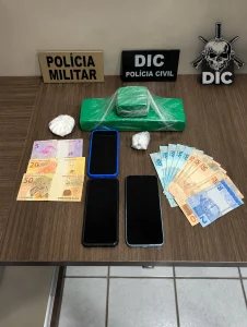 Casal é preso com grande quantidade de drogas no Alto Vale
