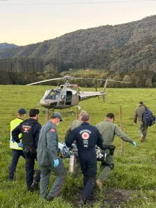 Motociclista fica ferido em acidente com carro na SC-370, em Urubici