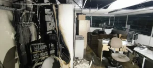 Incêndio atinge sala de informática de supermercado em Rio do Sul