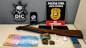 Homem de 40 anos é preso por tráfico de drogas em Ituporanga